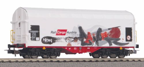 Piko 58982 Schiebeplanenwg. Rail Cargo Austria VI,Graffiti
